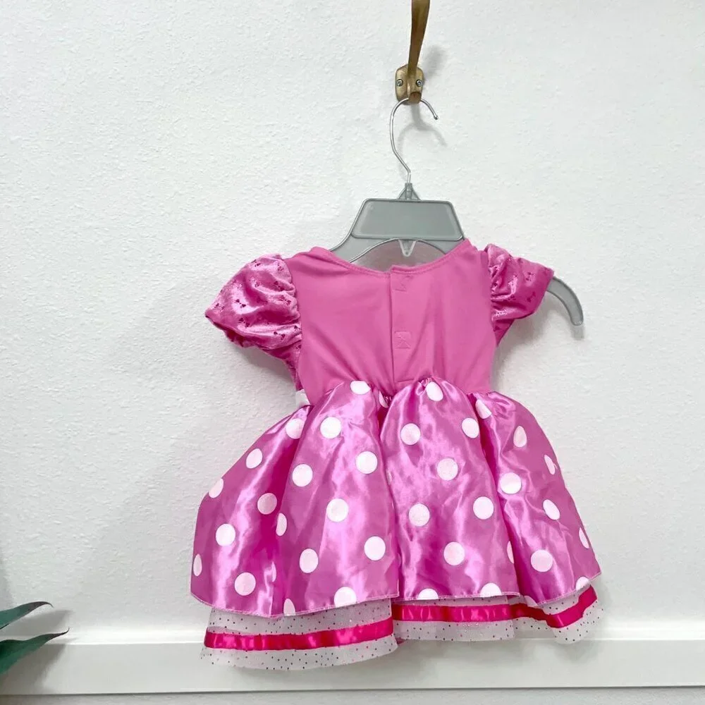 Disney Store Parks Pink Minnie Mouse Halloween Costume 6-12M